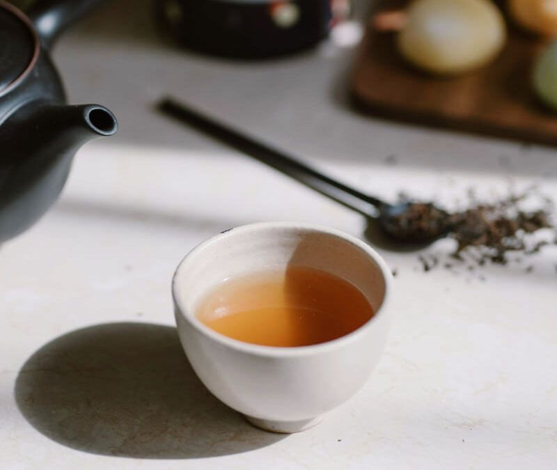 Japanese black tea infusion