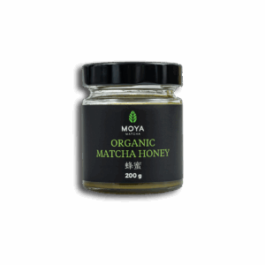 Organic honey with Moya Matcha