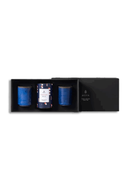 Moya tea & 2 Kaze mugs Organic leaf tea set