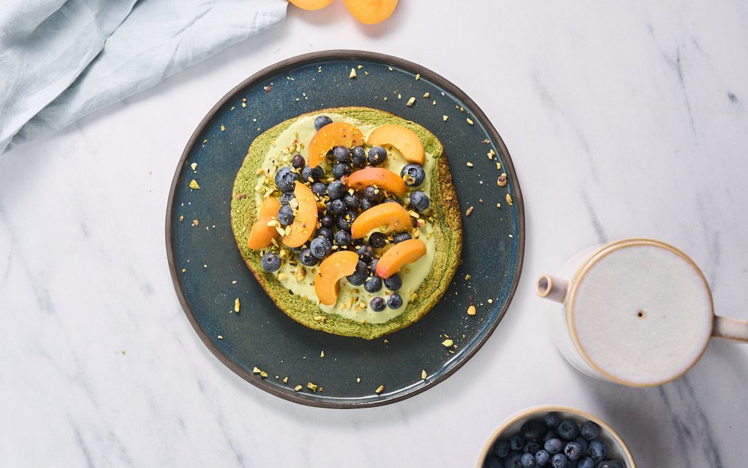 Omelet with Matcha