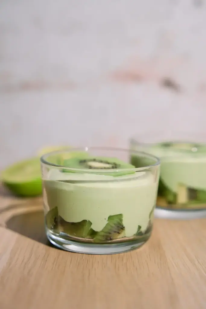 Kiwi Matcha Pudding