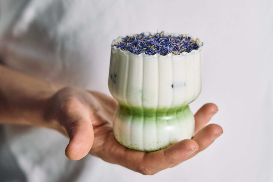 Earl Grey Matcha Foam