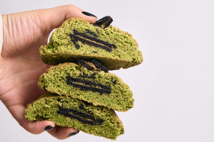 Matcha oreo cookies recipe