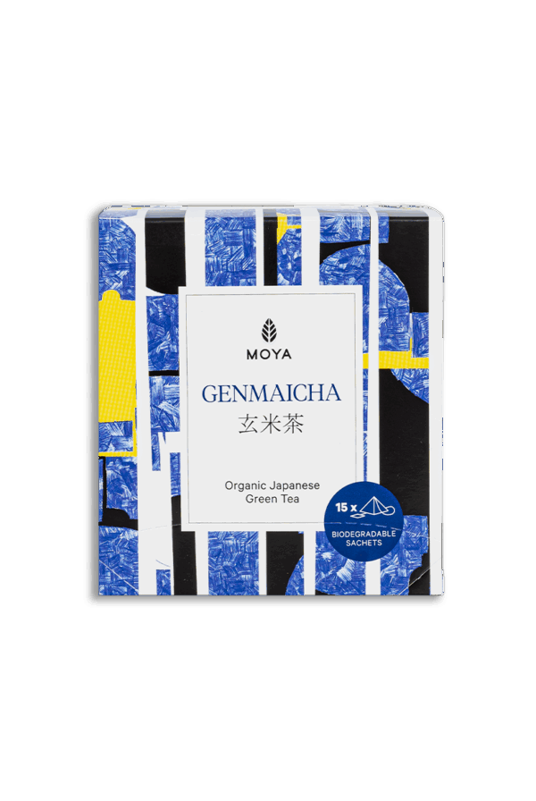Moya Genmaicha Organic Japanese Green Tea in tea bags 15 x 1,5g