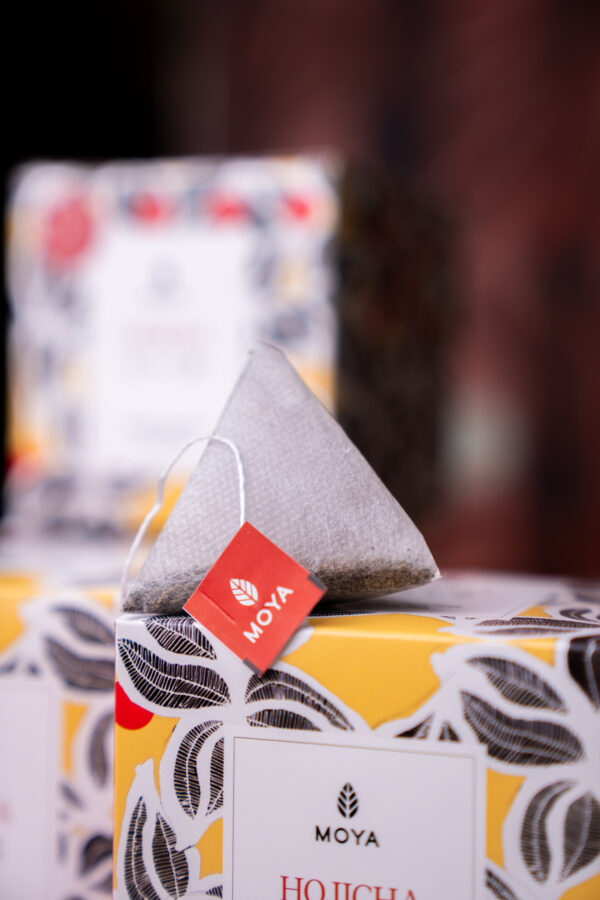Moya Hojicha Organic Japanese Green Tea in tea bags