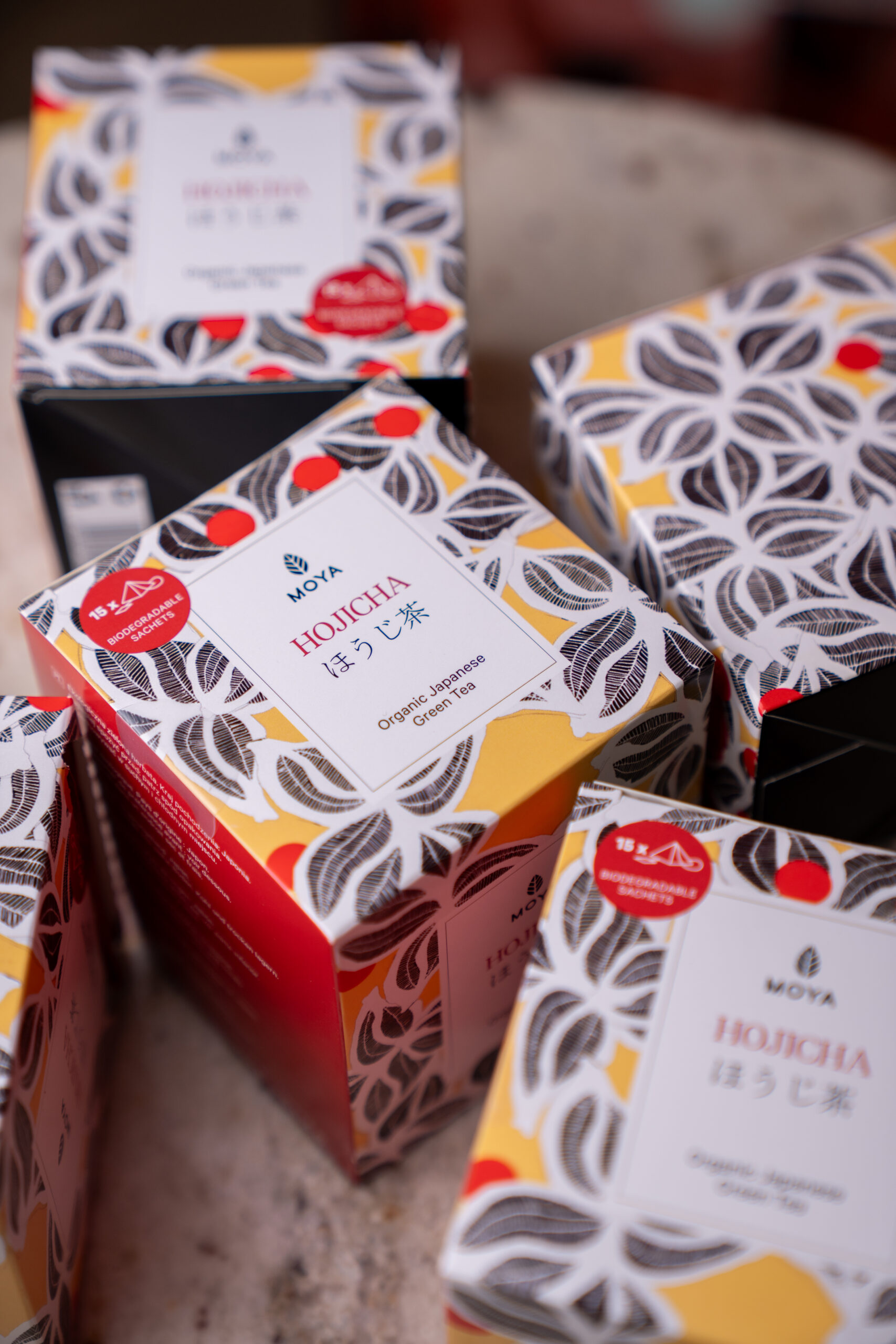 Moya Hojicha Organic Japanese Green Tea in tea bags